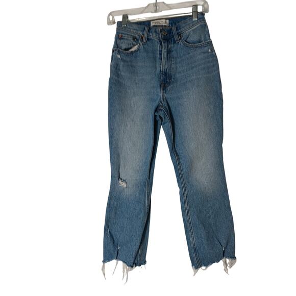 Abercrombie & Fitch The Kick Flare Ultra High Rise Jeans size 24 - Picture 1 of 3